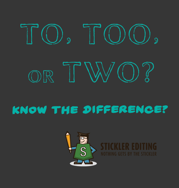 Spelling and Grammar Tips - To, Too, or Two